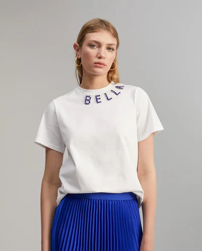 Lola Casademunt T-shirt with rhinestone detail