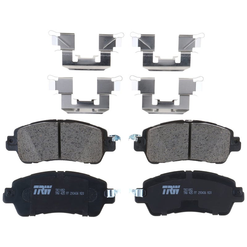 TRW Pro TRC1852 Disc Brake Pad Set For Toyota Yaris iA 20172018 Front And Other Applications