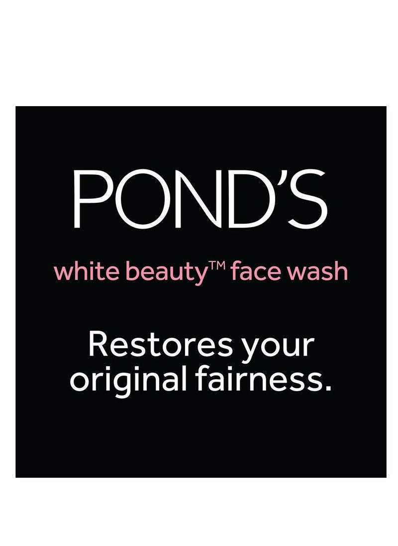 Pond's - PONDS Bright Beauty Spot less Glow Face Wash With Vitamins Removes Dead Skin Cells & Dark Spots Double Brightness Action All Skin Types 100g - Image 1