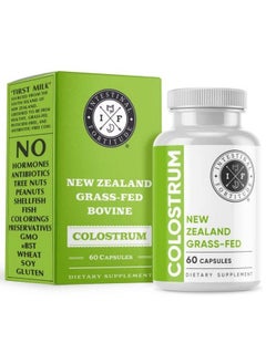 Grass Fed New Zealand Cows Colostrum Capsules Optimal Gut Health And Immune Support Leaky Gut Ibd 500 Mg Capsules 60 Ct