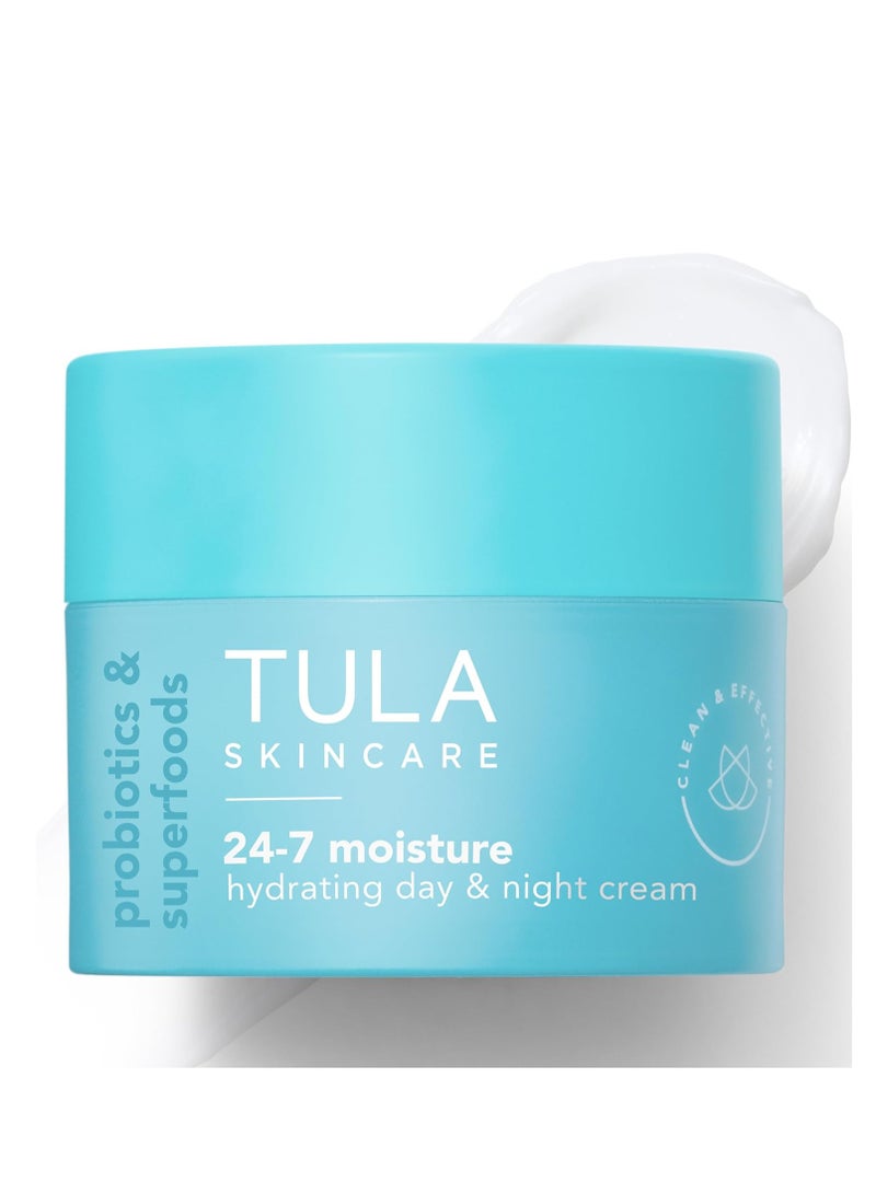 تولا كريم مرطب للعناية بالبشرة 24-7 - مرطب مضاد للشيخوخة للوجه ، يحتوي على مستخلص البطيخ والتوت ، 1.5 أونصة. - Image 1