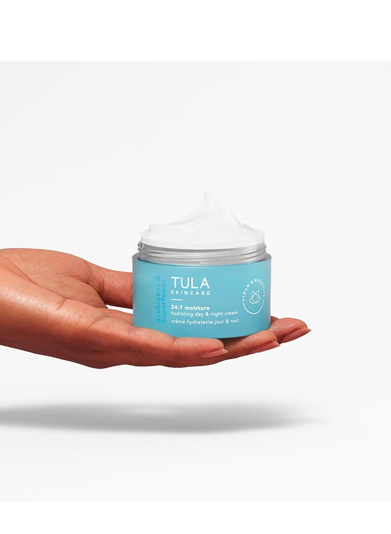 تولا كريم مرطب للعناية بالبشرة 24-7 - مرطب مضاد للشيخوخة للوجه ، يحتوي على مستخلص البطيخ والتوت ، 1.5 أونصة. - Image 3