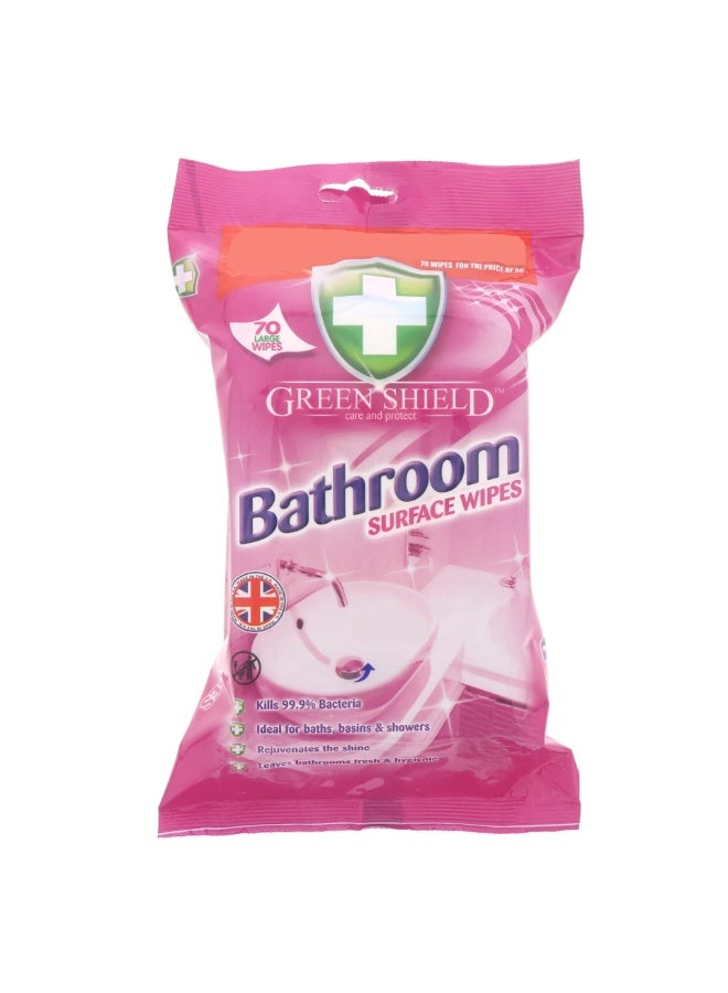 Bathroom Surface Wipes 70pcs