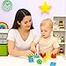 3 otters Wooden Sensory Toys for Toddlers Montessori Stacking and Sorting Learning Toy Activities Puzzles 20 PCS Medium - Image 4
