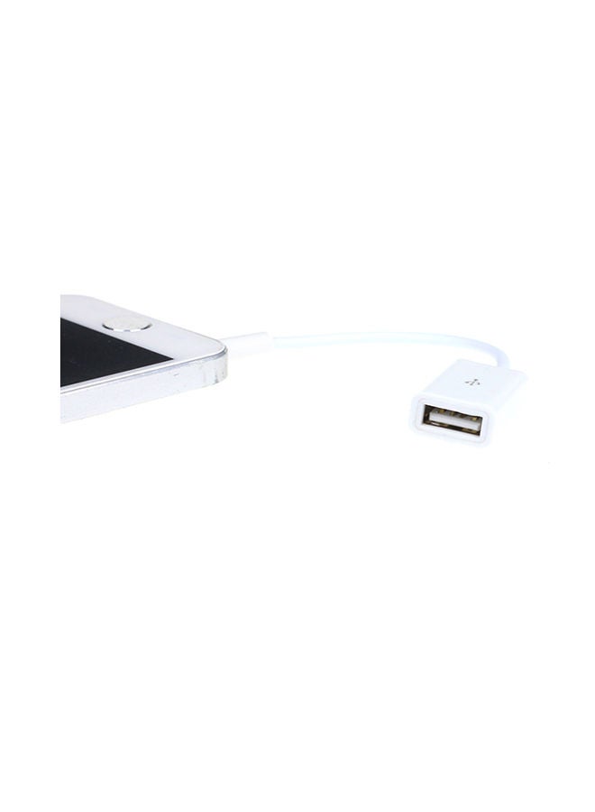 NIBEMINENT Immunity 3.5mm AUX Auxiliary Audio Jack Into The USB Converter Cable White - Image 4