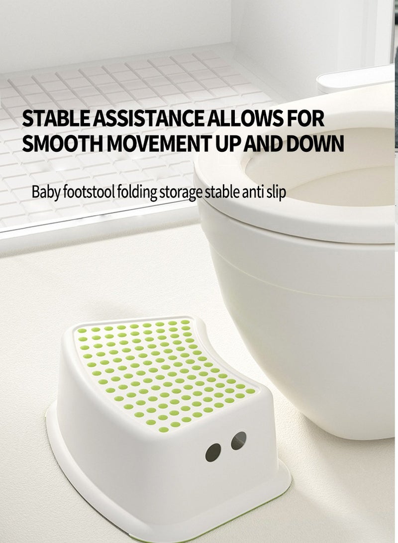 BEIRUI Children's Footstool Toddler Sink Footstool for Kitchen Bathroom Safety base can be used as a toilet training stool Footstool for Kitchen Bathroom Toothbrushable - Image 5