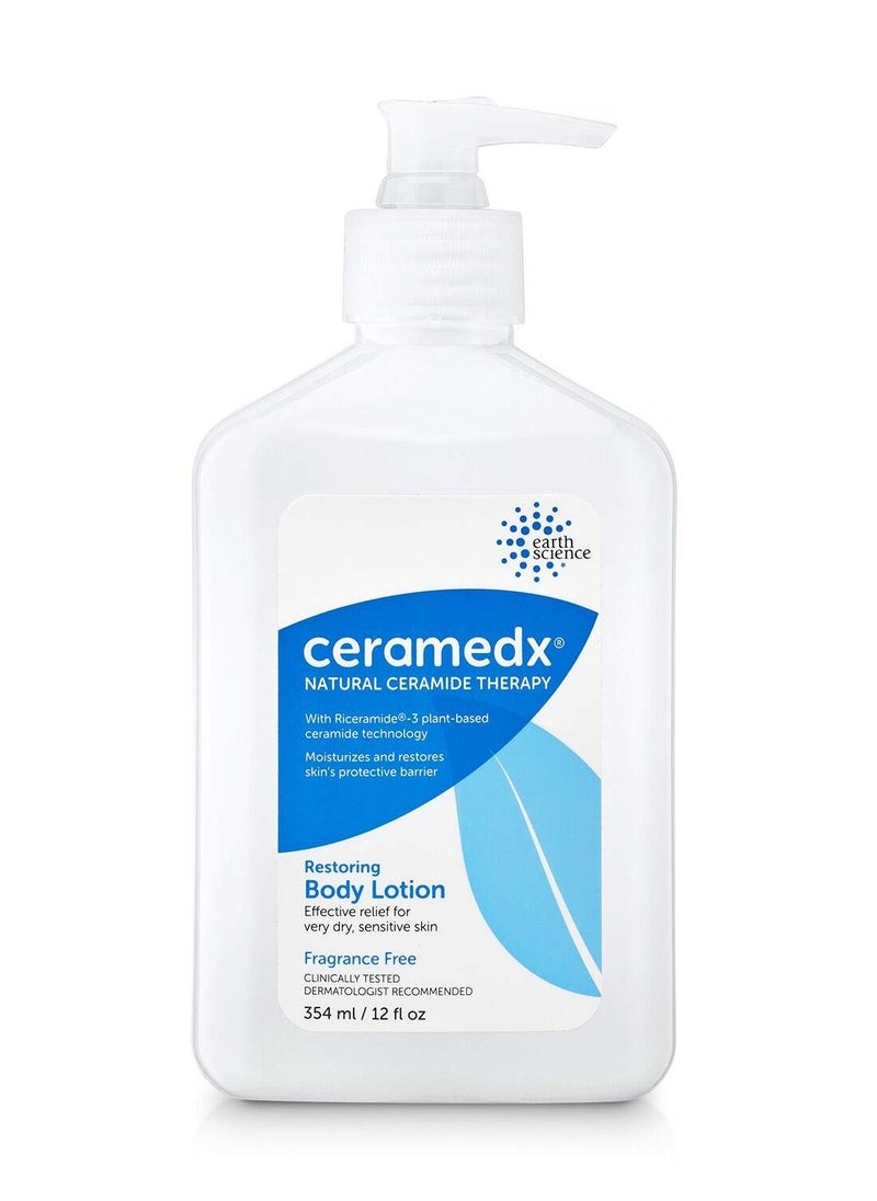 Ceramedx - Ceramedx - Restoring Body Lotion | Natural Ceramide Lotion for Dry, Sensitive Skin | Cruelty Free, Vegan & Fragrance Free | 12 fl oz - Image 1