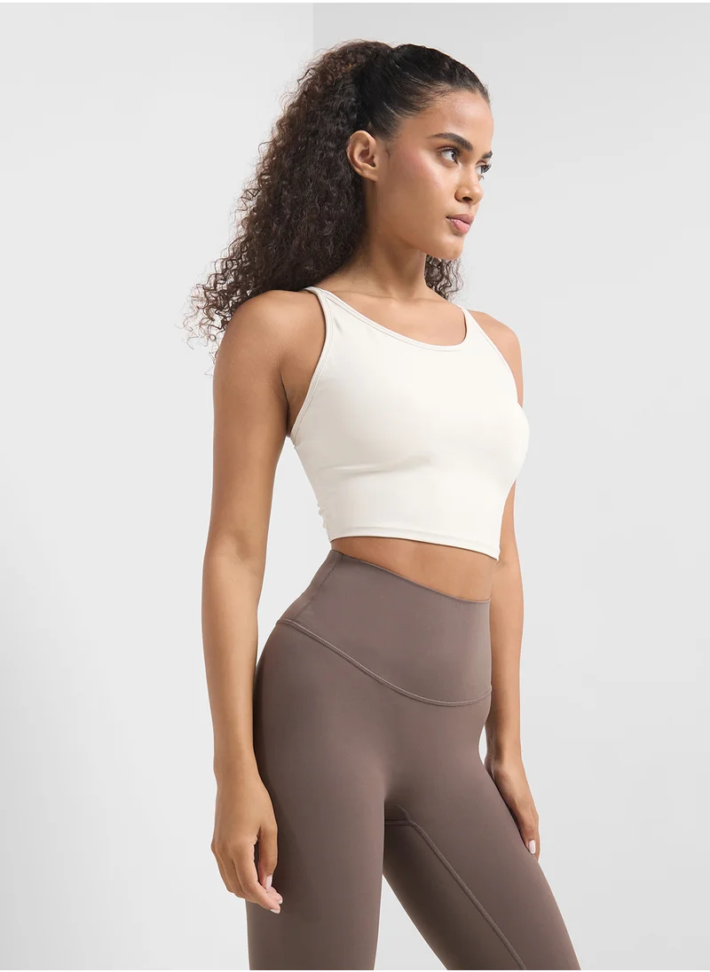 FRWD Seamless Back Cutout Detail Vest