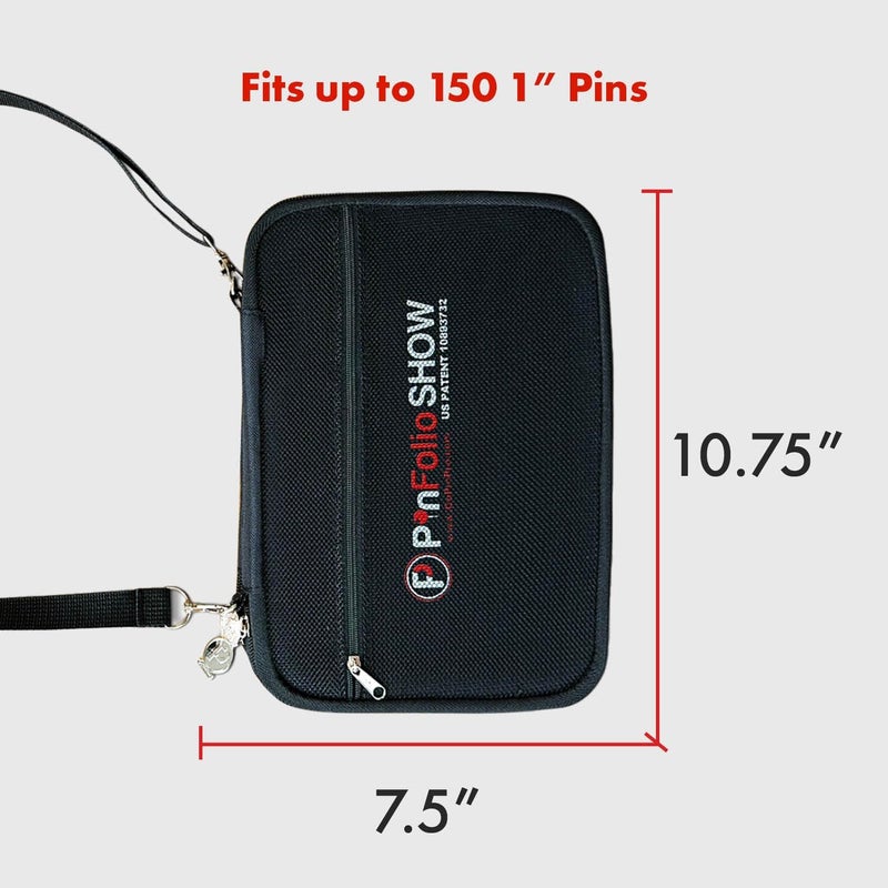 PinFolio Store Show Pin Display Bag, Lightweight Pin Book Designed for Storage & Easy Trading Up to 150 1-Inch Enamel Pins - Image 4