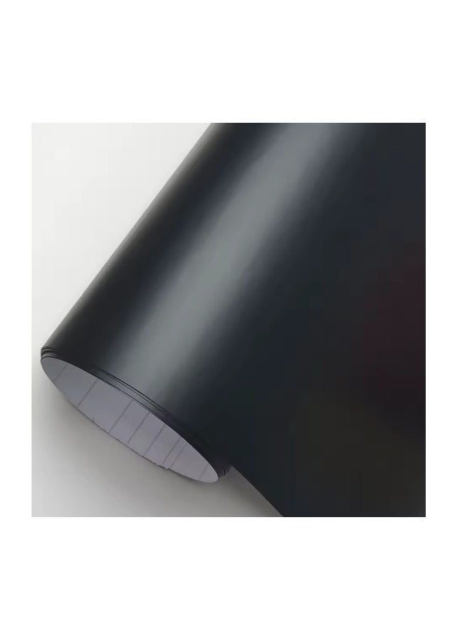 ركس رول ستيكر لون اسود مطفي للرسم و الطباعة لاصق 50 متر * 1.22 سم - Image 1