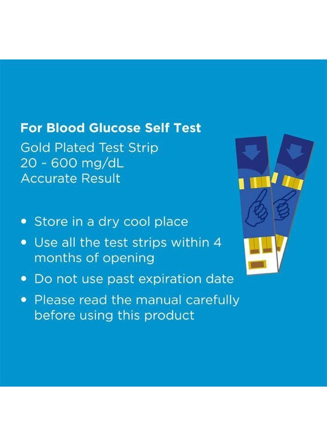 Trister Blood Glucose Self-Testing Strips 50Pcs