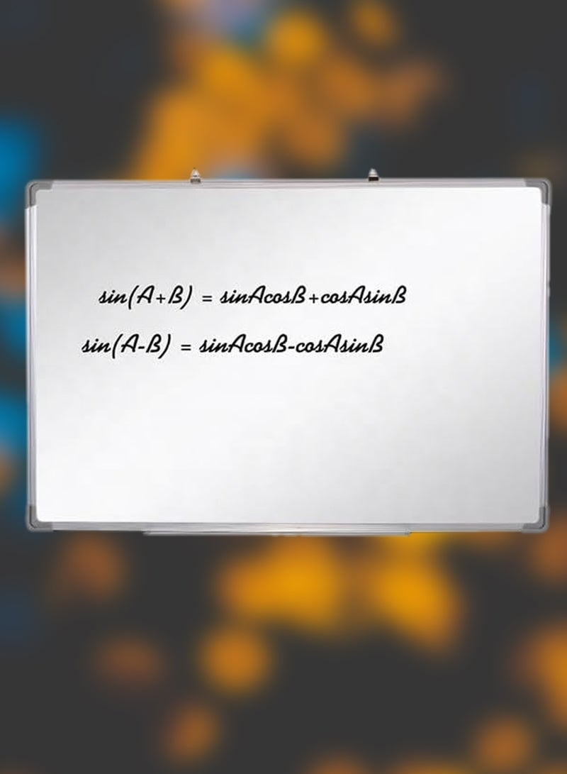 Generic Magnetic Whiteboard Hanging Writing Board Aluminum Alloy Frame for Home Teaching and Office  - Image 1