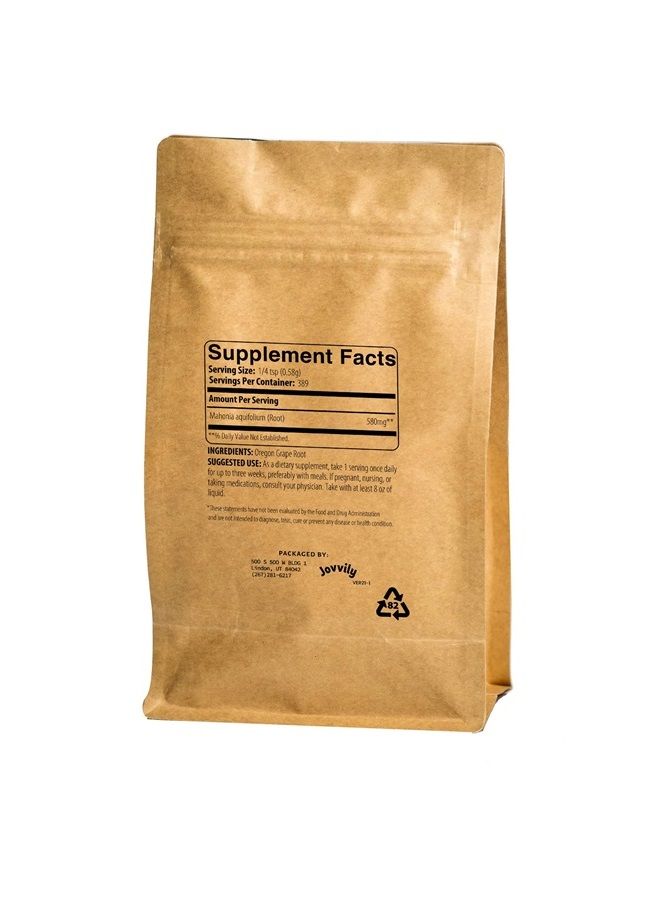 Jovvily Oregon Grape Root Powder - 8 oz - Single Ingredient, Herbal Supplement - Image 2