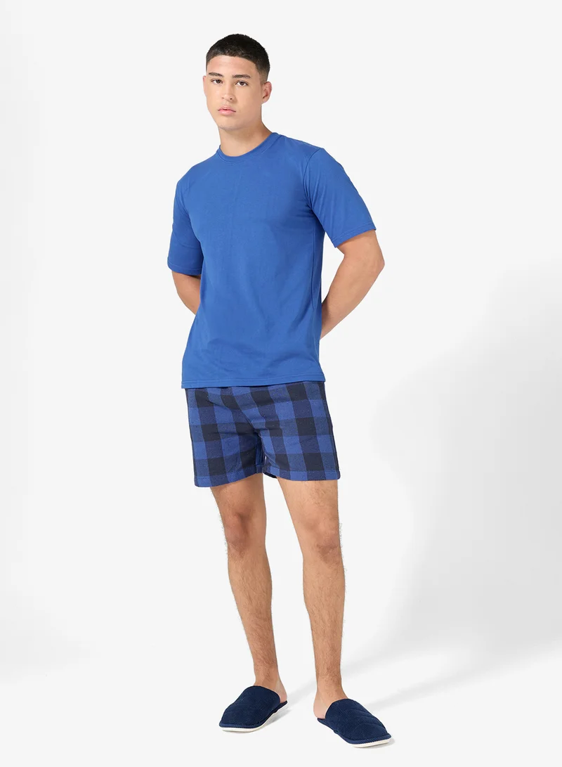 Seventy Five  Nightwear T-Shirt & Shorts Set for Men | Best Price UAE