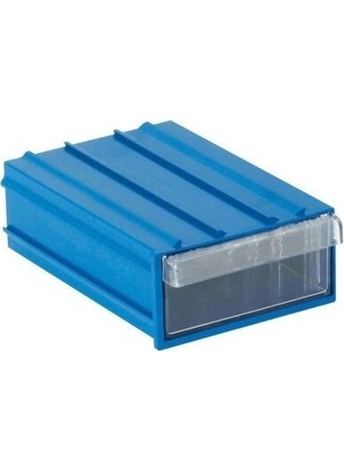 sembol Plastic Set 102 Blue Transparent Plastic Box with Drawers 