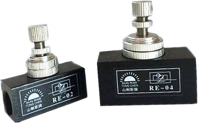 صمام خنق التحكم في سرعة تدفق الهواء الهوائي BSPT RE 03 1 8 1 4 3 8 1 2 بوصة - Image 1