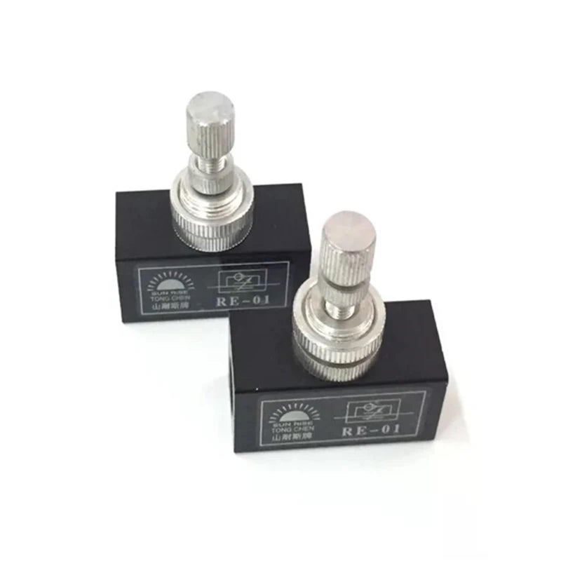 صمام خنق التحكم في سرعة تدفق الهواء الهوائي BSPT RE 03 1 8 1 4 3 8 1 2 بوصة - Image 3