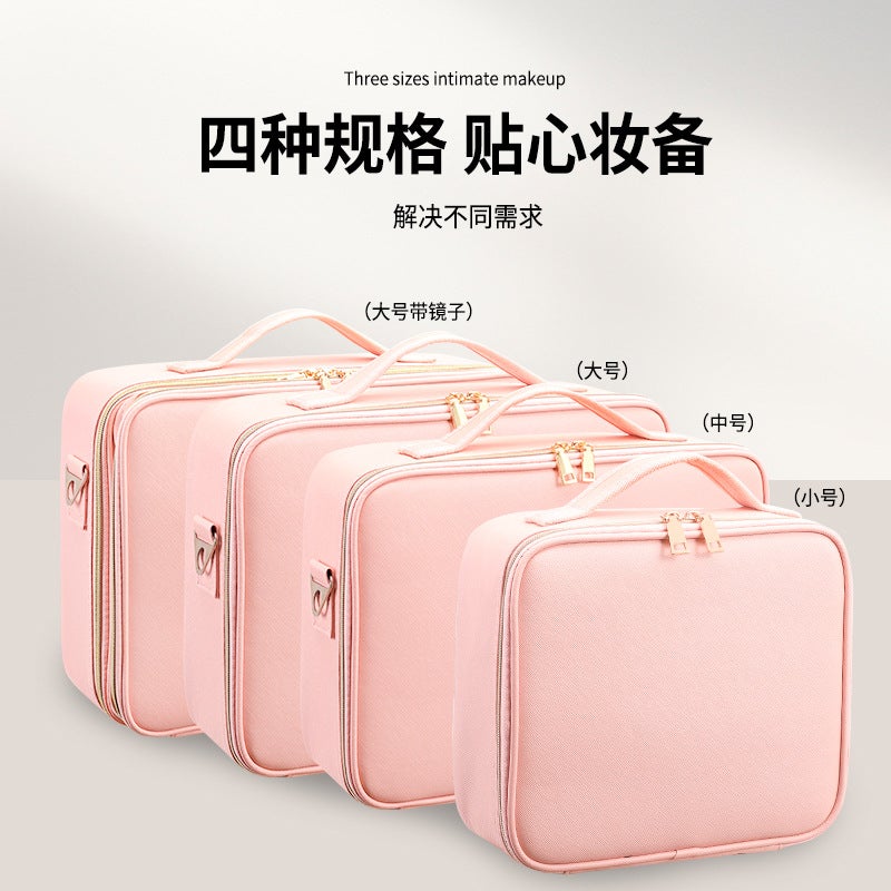 Cosmetic Bag Large Capacity Portable Makeup Artist Professional Makeup Bag High Beauty Value Travel Cosmetic Storage Bag - Image 4