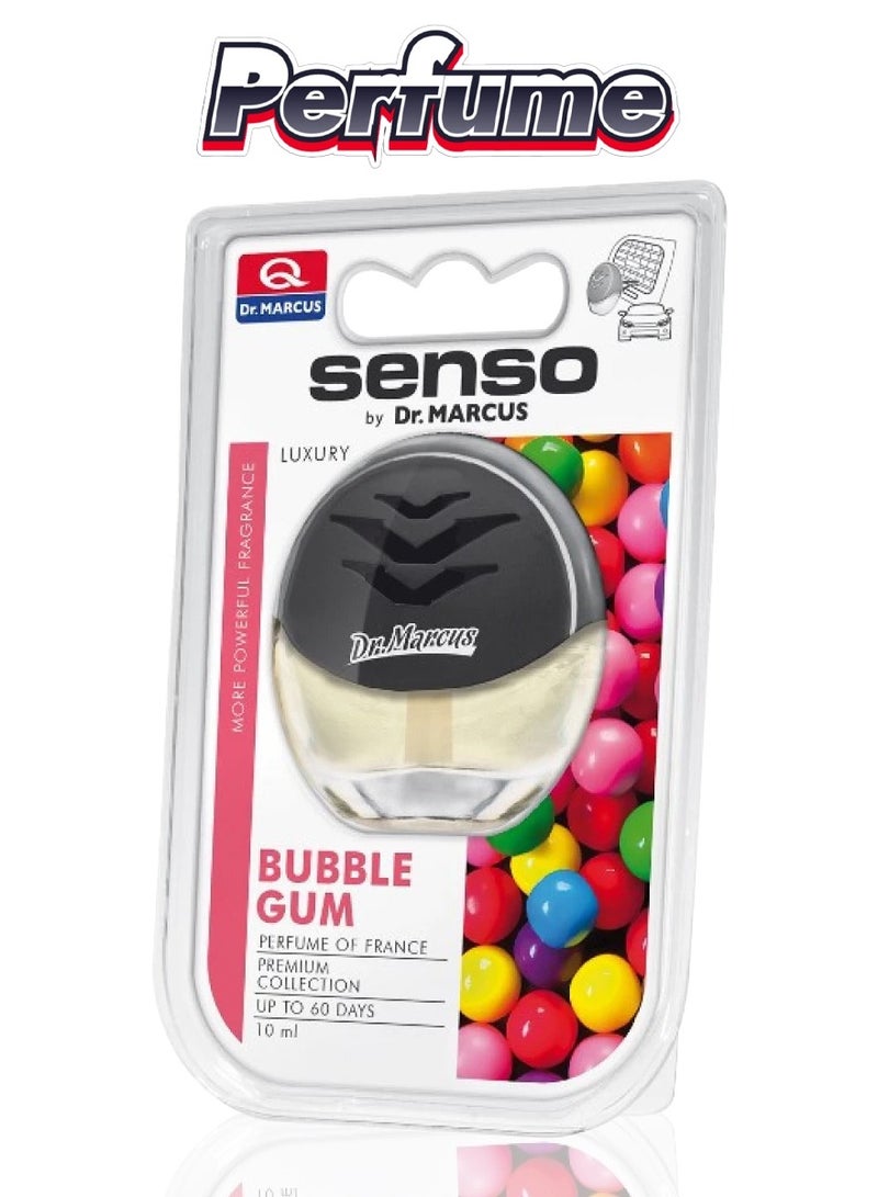 Senso Dr MARCUS Senso Luxury Bubble Gum Car Air Freshener, 10ml/Upto 60 Days Perfume - Image 4