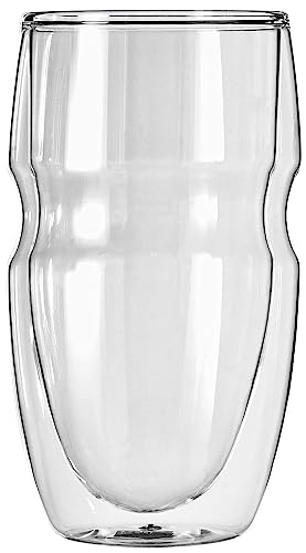 Ozeri Serafino Double Wall Insulated Iced Tea and Coffee Glasses, 16-Ounce, Set of 6 - Image 4