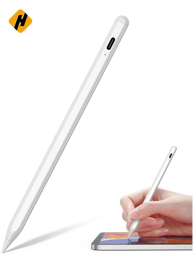 HuHa Stylus Pen for iPad 2018 2024  NTHJOYS for Apple iPad Pencil with Palm Rejection Magnetic Tilt Sensitivity Work for iPad Pro 11"/12.9" iPad Mini 5/6 iPad Air 3/4/5 iPad 6/7/8/9/10  - Image 1