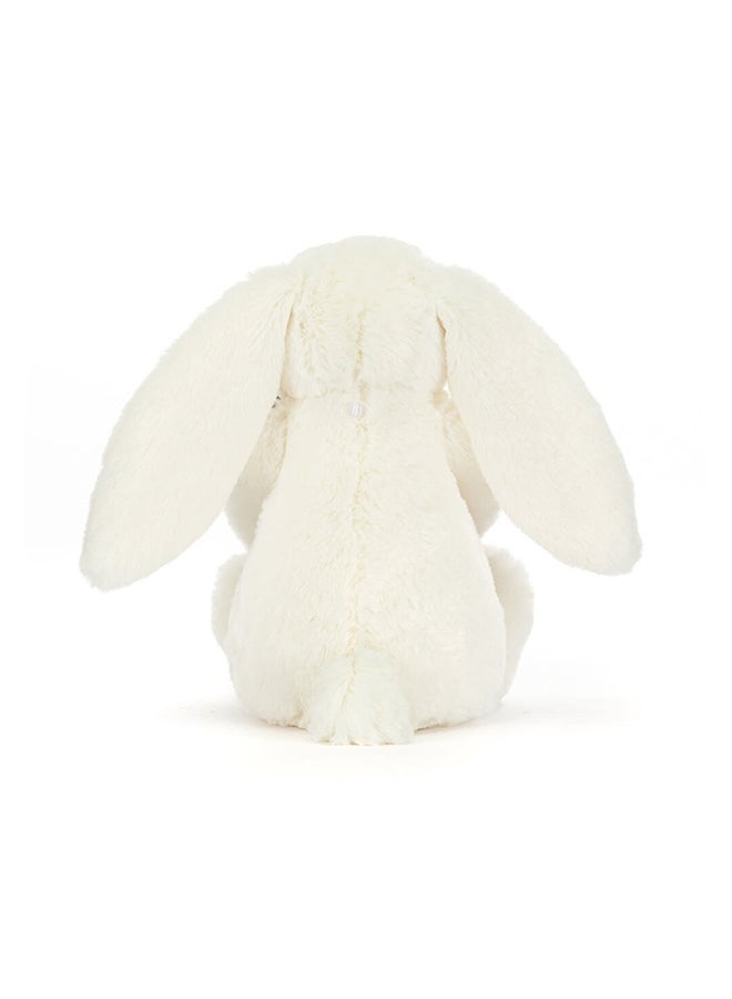 Jellycat أرنب الجزر الخجول 15 سم، أرنب قشدي ناعم يحمل جزر، لعبة هدية لطيفة للأطفال الرضع، الصغار والأطفال - Image 3