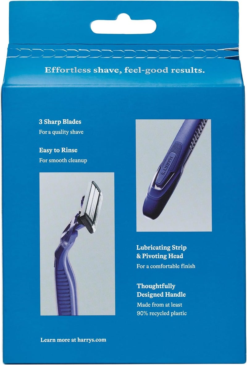 Harry's Disposable Razors for Men - 12 Count - 3-Blade Men's Razors - Image 2