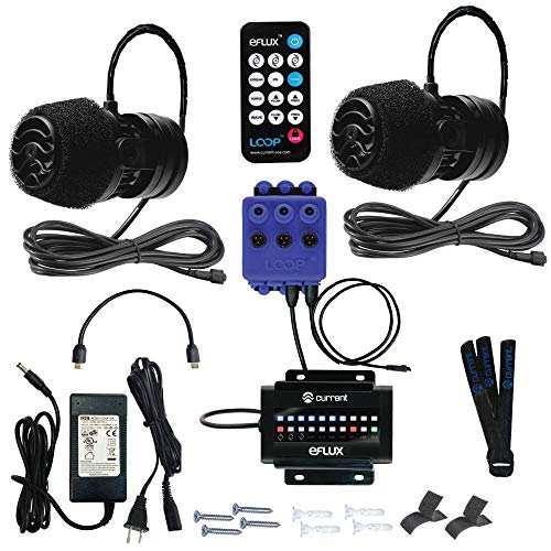 CURRENT Dual eFlux Aquarium Wave Pumps 2100gph Includes 2 Wave Maker Water Circulation Pumps for Freshwater and Saltwater Fish Tanks Multiple Adjustable Flow Modes Wireless Remote Control - Image 3