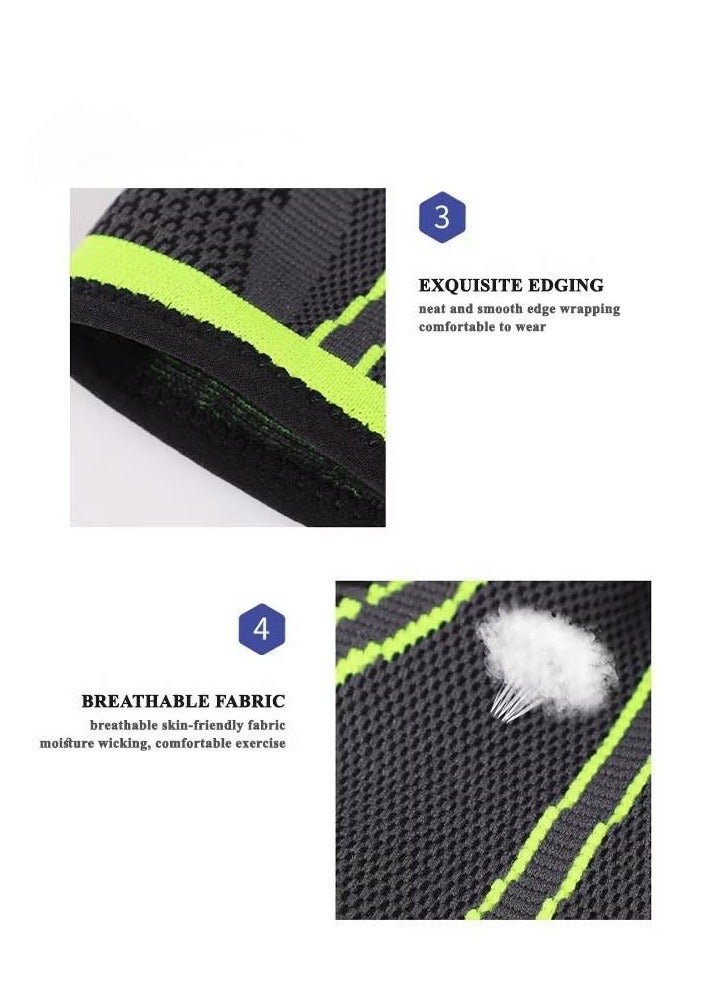 2 Pack Professional Sports Ankle Brace with Adjustable Straps, Breathable Ankle Compression Sleeve for Women & Men, Ankle Support Pad for Stabilizer Ligaments Prevent Re-Injury, Achilles Tendonitis, Plantar Fasciitis, Joint Pain, Swelling, Sports (L) - Image 5