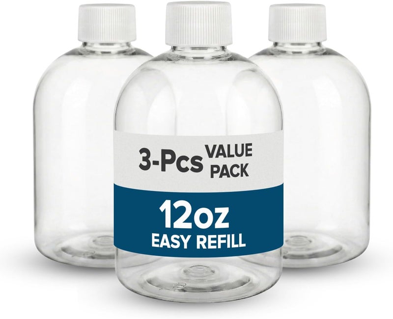 Goodscious Replacement Spray Bottles for Nano Spray Gun, Water Bottle Spray for Wireless Nano Mist Sprayer, Accessory Bottles for Hair Salon, Plants & Cleaning, Universal Fit Empty Refillable Containers (3 Pack) - Image 1
