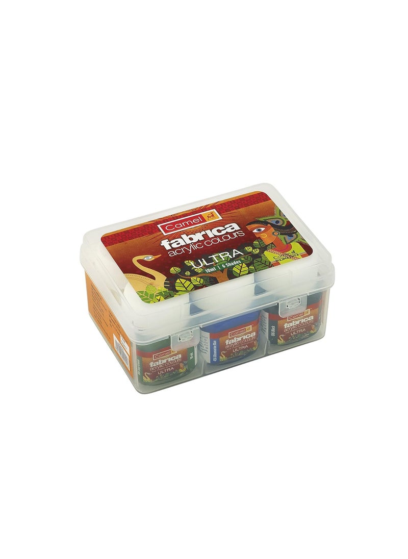 camel Camel Camlin Kokuyo Fabrica Acrylic Ultra Colors - 10ml Each, 6 Shades Artist Picture Varnish for Oil Colour (Off-White)  - Image 2