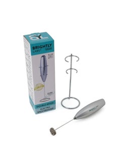 BRIGHTLY LABS High-Powered Coffee Milk Frother Featuring Enhanced Titanium Motor - Handheld Electric Whisk, Milk Foamer, Mini Mixer & Coffee Blender Frother for Frappes, Lattes, Matcha, Includes Stand  - Image 4