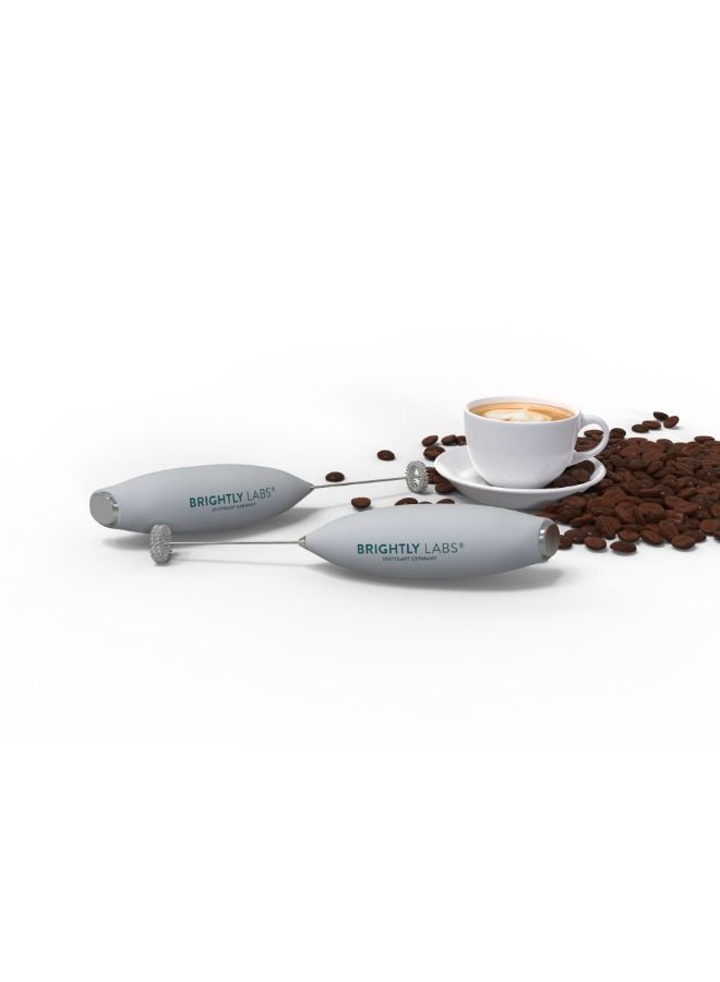 High-Powered Coffee Milk Frother Featuring Enhanced Titanium Motor - Handheld Electric Whisk, Milk Foamer, Mini Mixer & Coffee Blender Frother for Frappes, Lattes, Matcha, Includes Stand