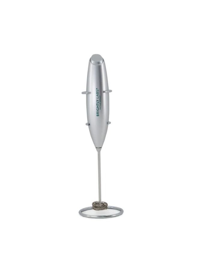 BRIGHTLY LABS High-Powered Coffee Milk Frother Featuring Enhanced Titanium Motor - Handheld Electric Whisk, Milk Foamer, Mini Mixer & Coffee Blender Frother for Frappes, Lattes, Matcha, Includes Stand  - Image 2
