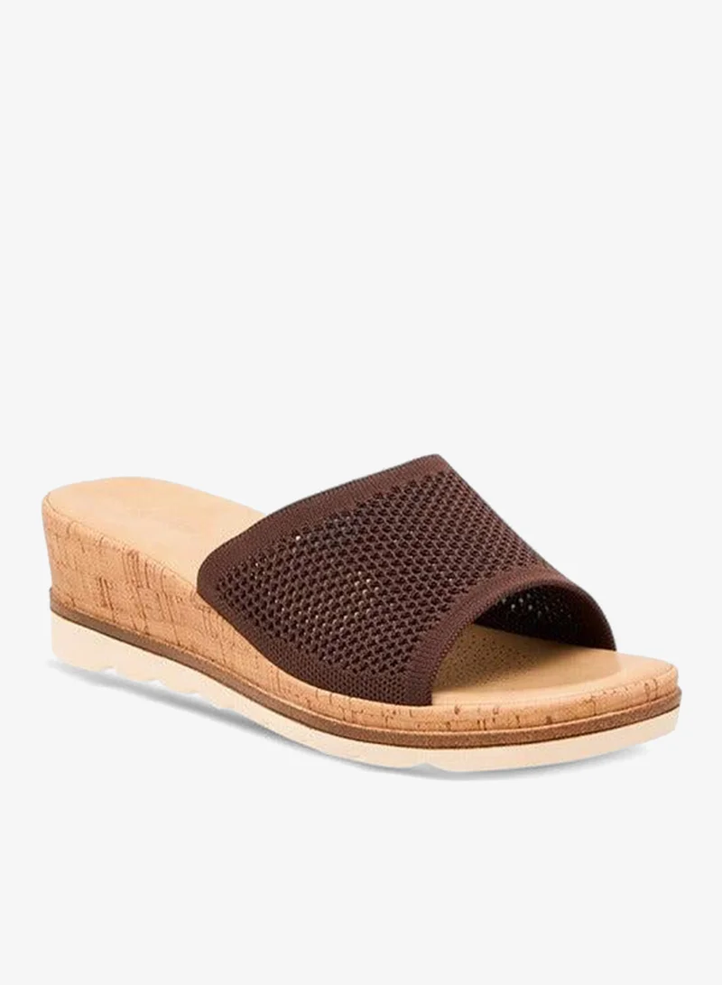 لو كونفورت صنادل سلايدز فلاينت بنعل ويدج