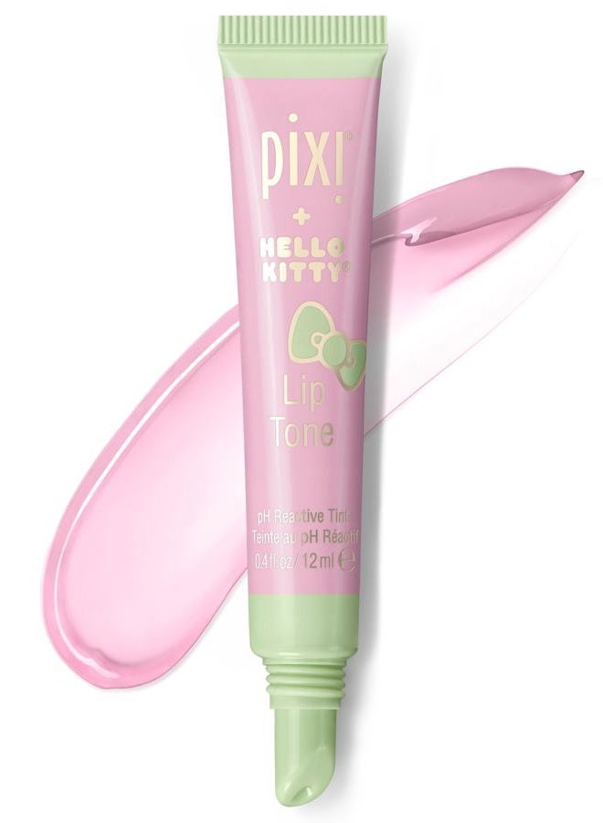 pixi جمال + هالو كيتي ليف تون، لامع شفاه تفاعلي مع pH - Image 1