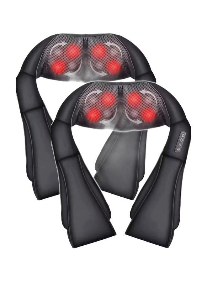 One Free - Neck and Back Massager with Soothing Heat – Shiatsu 3D Deep Tissue Kneading Electric Massage Pillow for Shoulder, Neck & Back Pain Relief – Home, Office & Car Use - Image 1