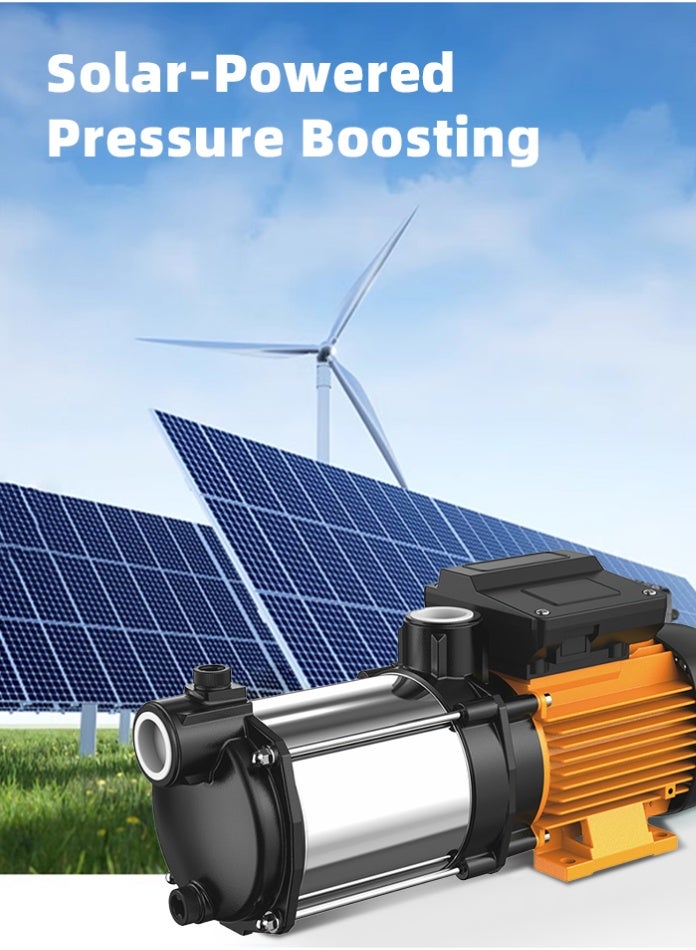 MODI 550W Heavy-Duty Water Pressure Booster Pump with Copper Winding Stainless Steel Impeller - High Pressure Water PumpThermal Protection Anti-Rust Body for Home Garden Irrigation and Water Supply - Image 1