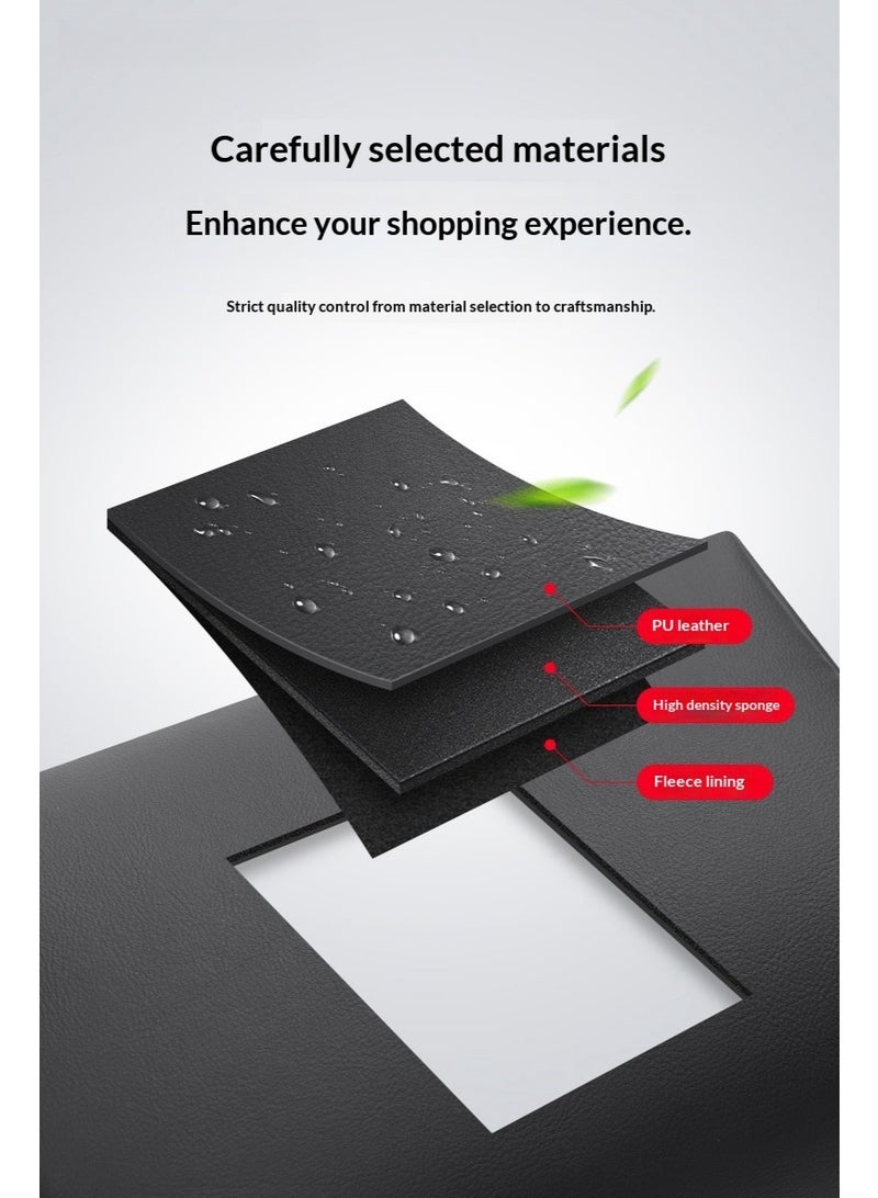 Car Tissue Box, Car Seat Backrest Tissue Bag, Car Tissue Holder, Car Interior Accessories, Black - Image 3