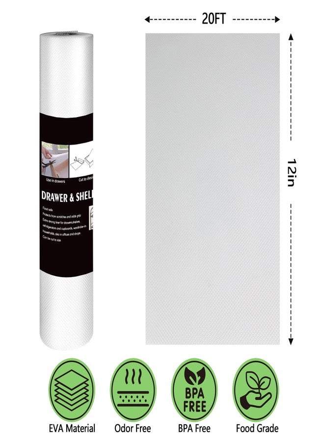 MAXTBEE Shelf Liner for Kitchen Cabinets Non-Adhesive,12 Inches x 20 FT x 2 Rolls Cabinet Liner & Drawer Liner for Shelves,Waterproof,Oil-Proof,Easy-to-Cut Liners for Kitchen, Drawer, Refrigerator - Image 2