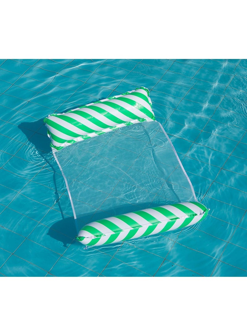 NIBEMINENT 4-in-1 Hammock Inflatable Pool Float, Multi-Purpose Pool Hammock (Saddle, Lounge Chair, Hammock, Drifter) Pool Chair, Portable Water Hammock - Image 1