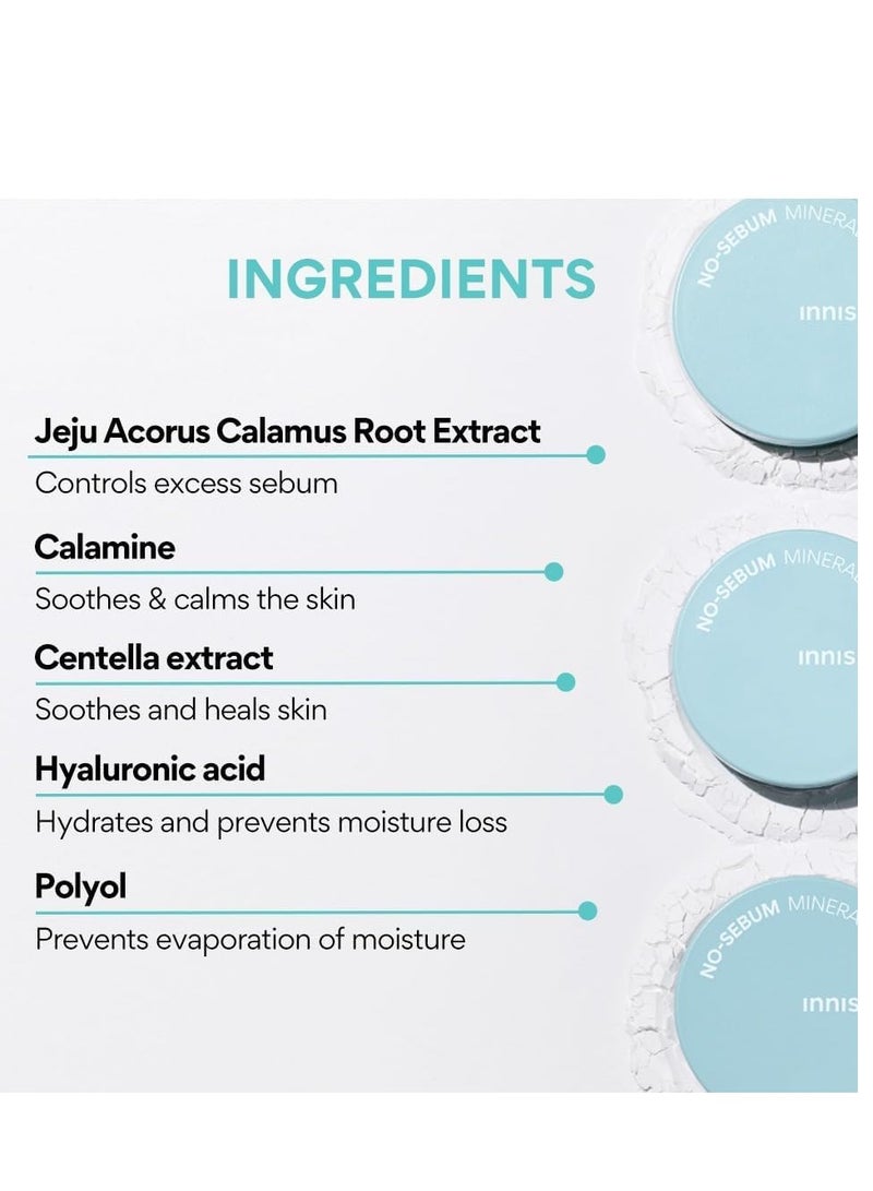 إنِّسفري باودر معدني للتحكم بالدهون، باودر مفكوك بلمسة مطفية، بدون عطر، شفاف - Image 5