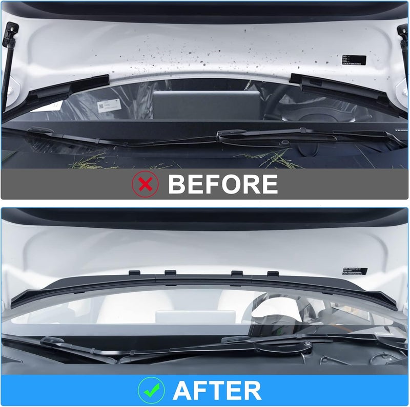 KUNIST Front Hood Weather Strip Rubber Seal Protector for Tesla Model 3 (2017-2023) - Image 3