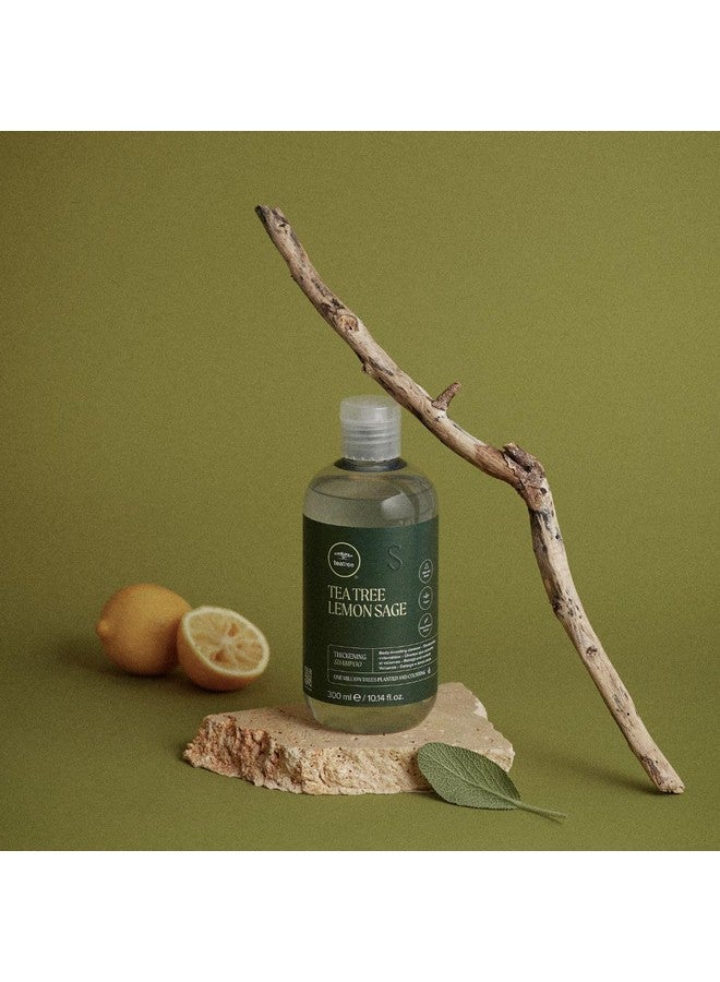 تي تري شامبو تكثيف الشعر بالليمون سيج يبني الجسم + يعزز حجم الشعر الناعم 10.14 أونصة سائلة. أوز. - Image 4