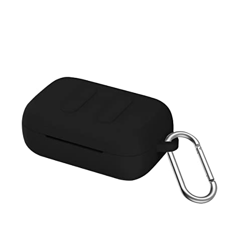 LIRAMARK Protective Shockproof Silicone Cover Case with Buckle Compatible with Skullcandy Dime & Skullcandy Dime 2 (Black) - Image 1