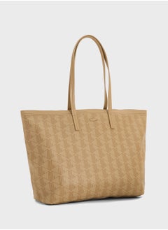 LACOSTE Monogram Top Handle Zip Over Tote  - Image 3