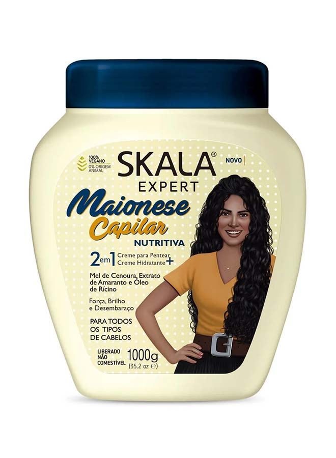 سكالا Expert Nutritious Capillary Mayonnaise Conditioning Cream | Ideal for Smooth, Frizzy, Dry, Curly, Oily, Weak & Damaged Hair - Image 1