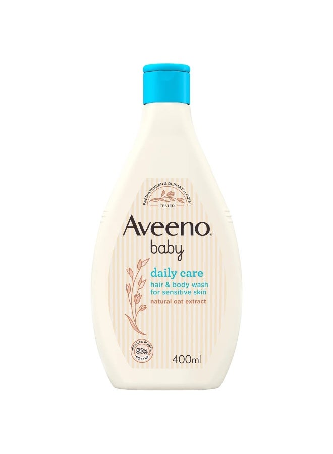 Aveeno Baby Daily Care Hair and Body Wash 400ml - Image 1