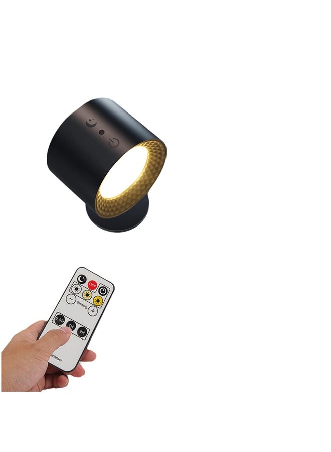 Wall Lights Wall Lamp with Remote, 5V Battery Operated Wall Sconce 2000mAh Rechargeable Battery, 3 Color & Dimmable, Led Wall Light with a Magnetic Link Base - Image 2