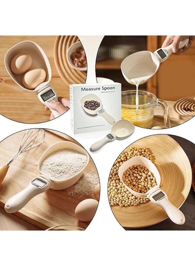 Digital Scales, Electronic Measuring Spoon with LCD Screen up to 800 g, Precision Kitchen Scales, Food Scoop, Measuring Food - Image 1